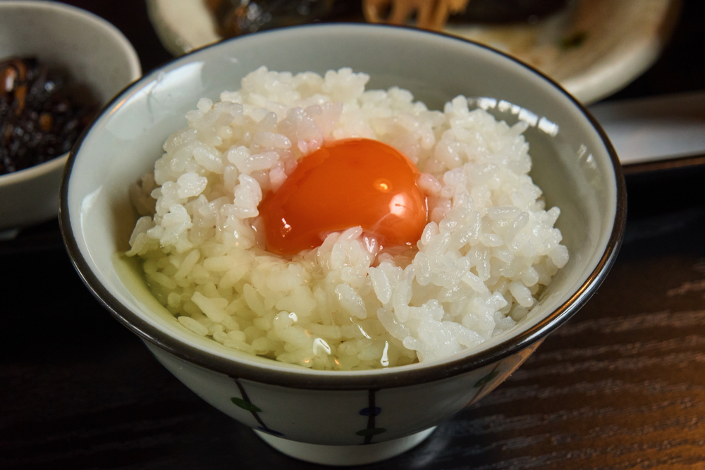 瑞穂蔵 田舎膳 卵かけご飯