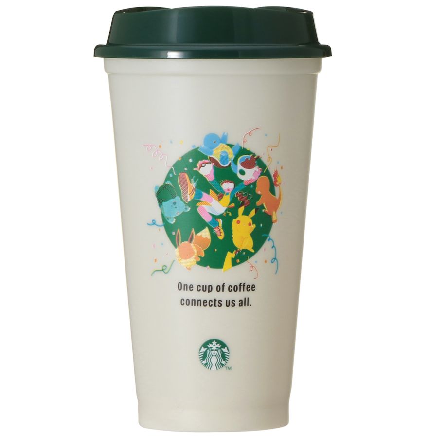 「Pok&eacute;mon + STARBUCKS リユーザブルカップ コーヒーコネクション」473ml 1300円