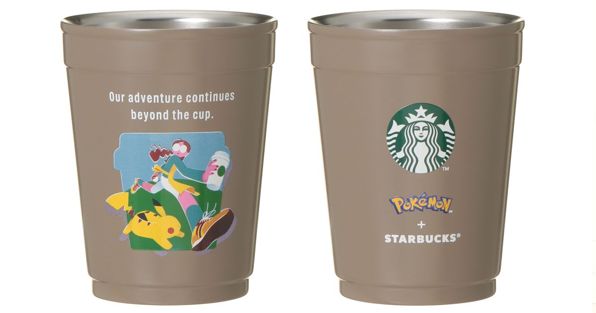 【オンラインストア限定】「Pok&eacute;mon + STARBUCKS 2WAY SS カップ/ホルダー」355ml コーヒーコネクション/コーヒーアドベンチャー 各4000円