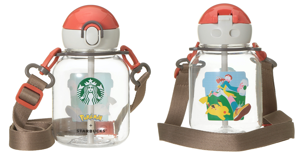 【オンラインストア限定】「Pok&eacute;mon + STARBUCKS ストラップ付ストロータンブラー コーヒーアドベンチャー」458ml 4800円