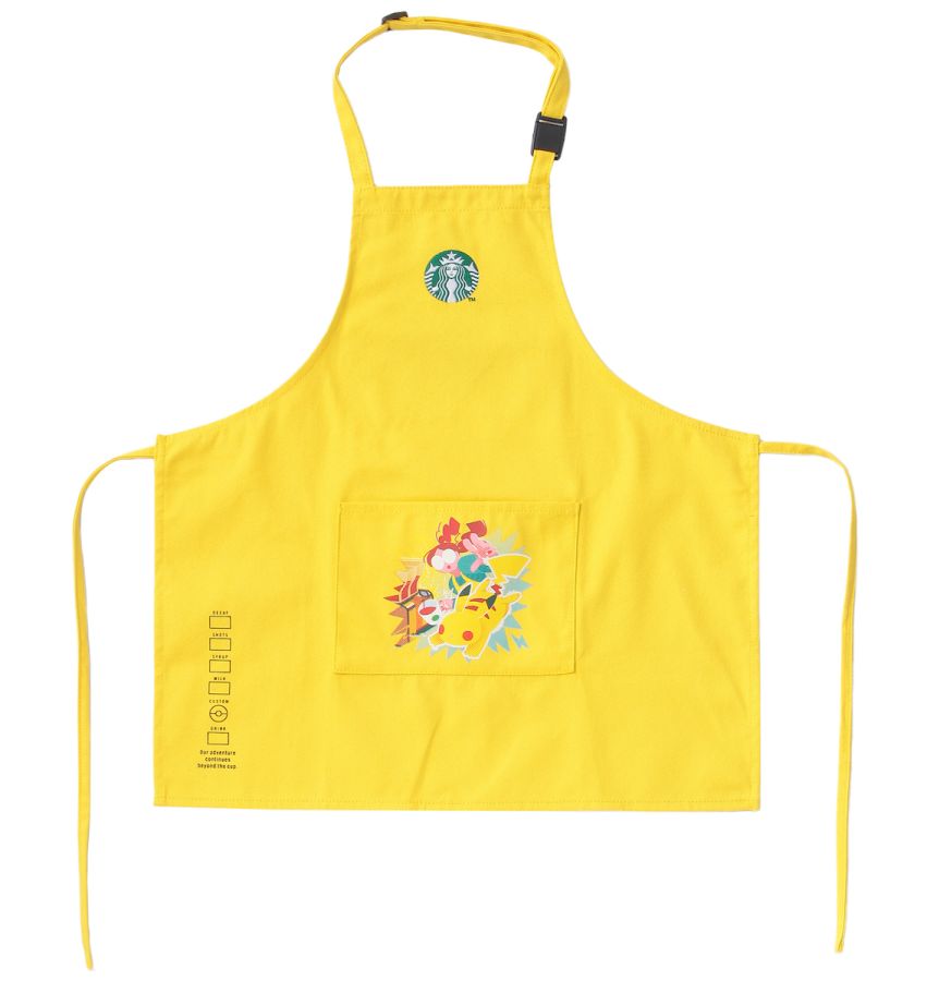 【オンラインストア限定】「Pok&eacute;mon + STARBUCKS キッズエプロン ピカチュウ」4000円