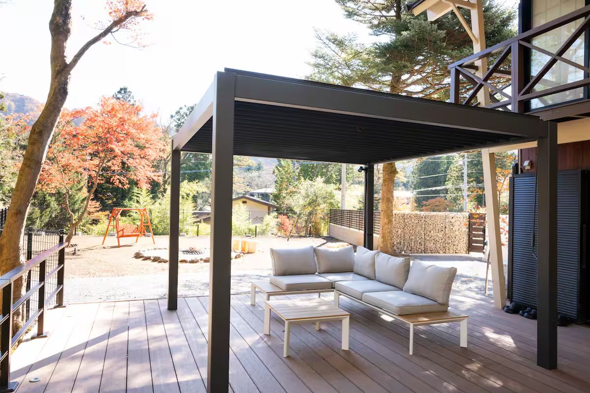 デッキ／Photo：Airbnb