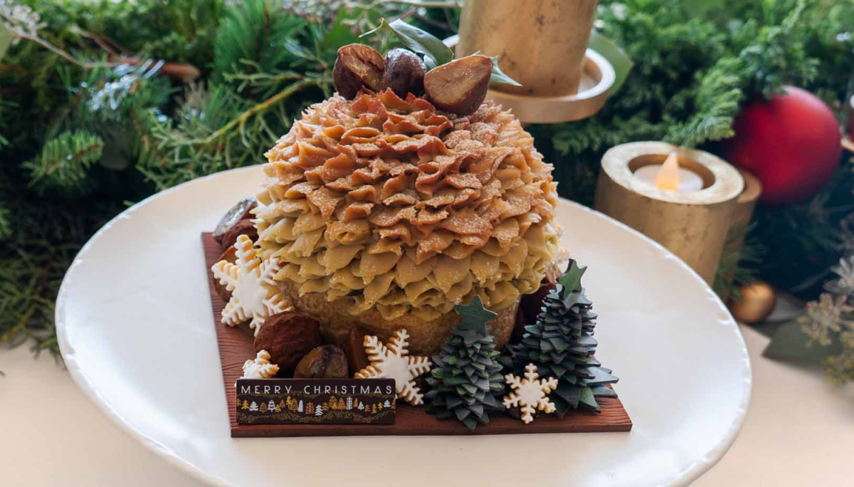 オークラ　クリスマスケーキ　モンブラン