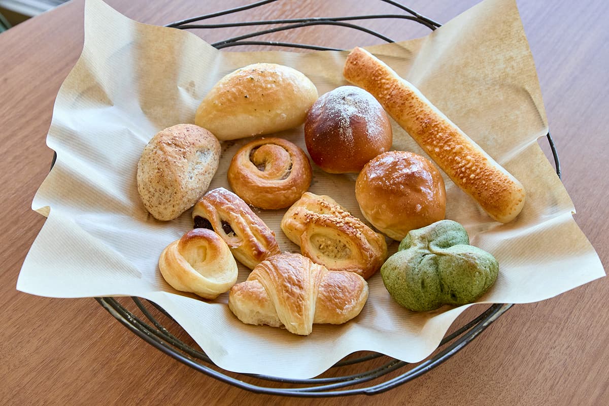 食べ放題のパン
