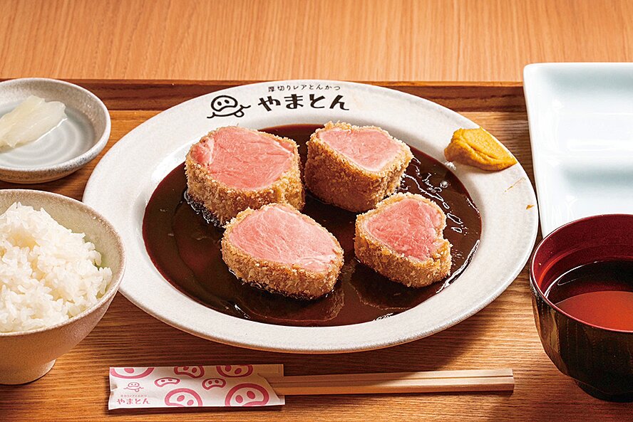 厚切りレアとんかつ やまとん