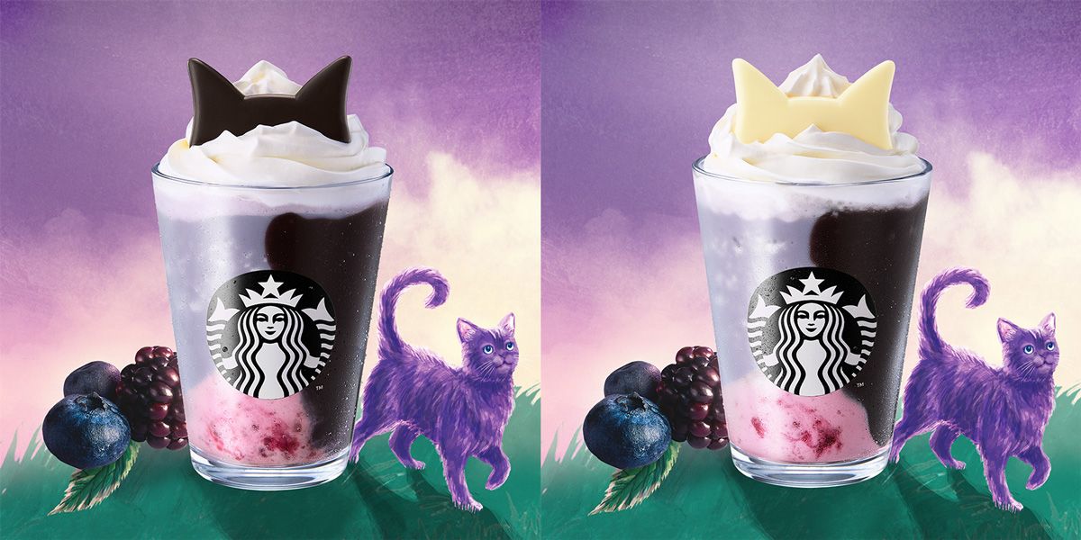 「ブラックベリー ヨーグルト フラペチーノ&reg; 黒耳ver. / 白耳ver.」