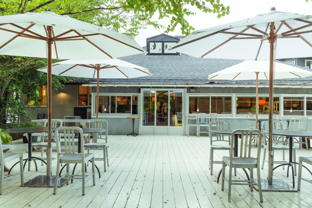 「NASU SHOZO CAFE」のテラス席