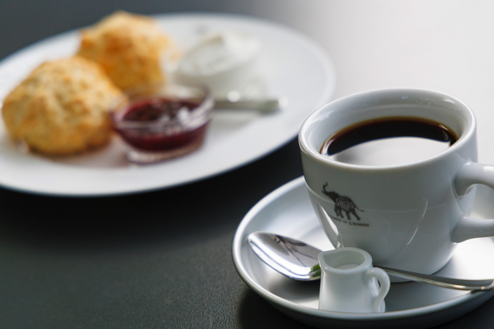 「NASU SHOZO CAFE」のコーヒー「森のブレンド　G2」680円