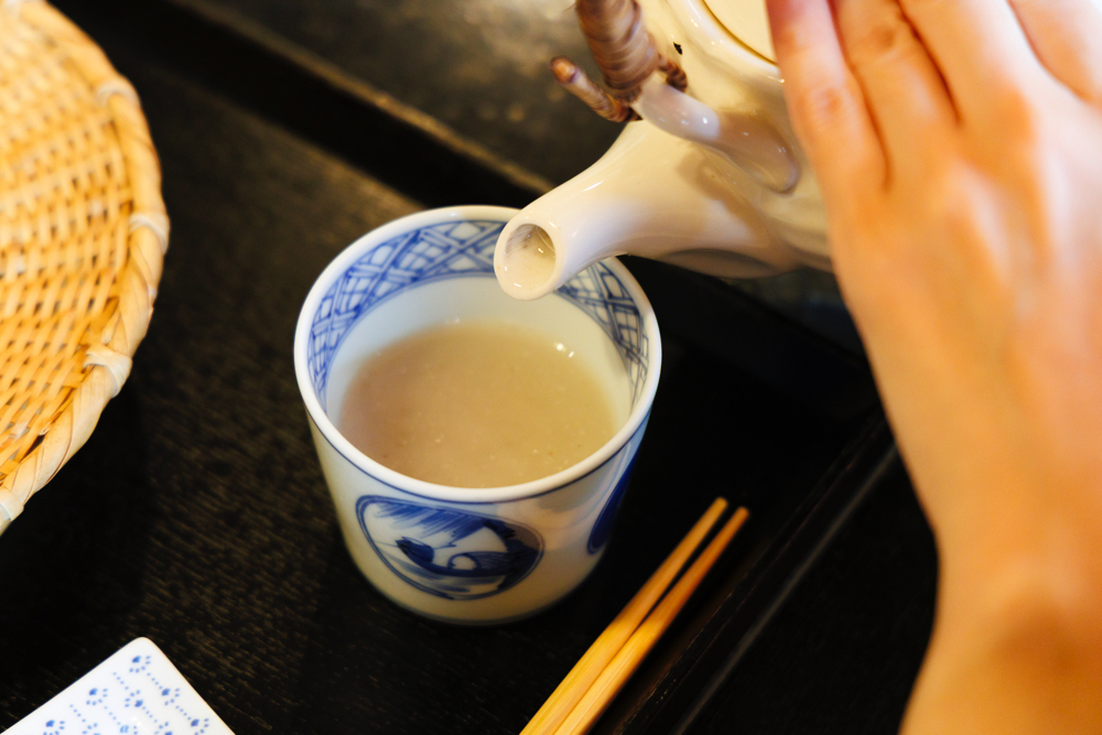 「胡桃亭」そば湯
