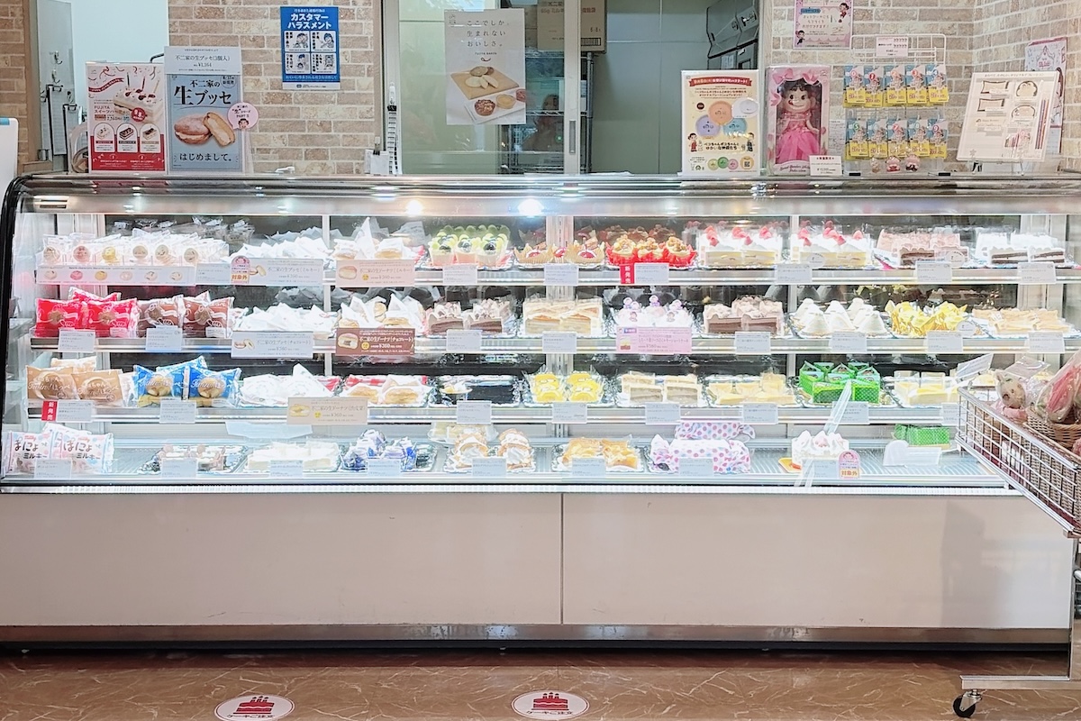不二家レストラン ショーケース