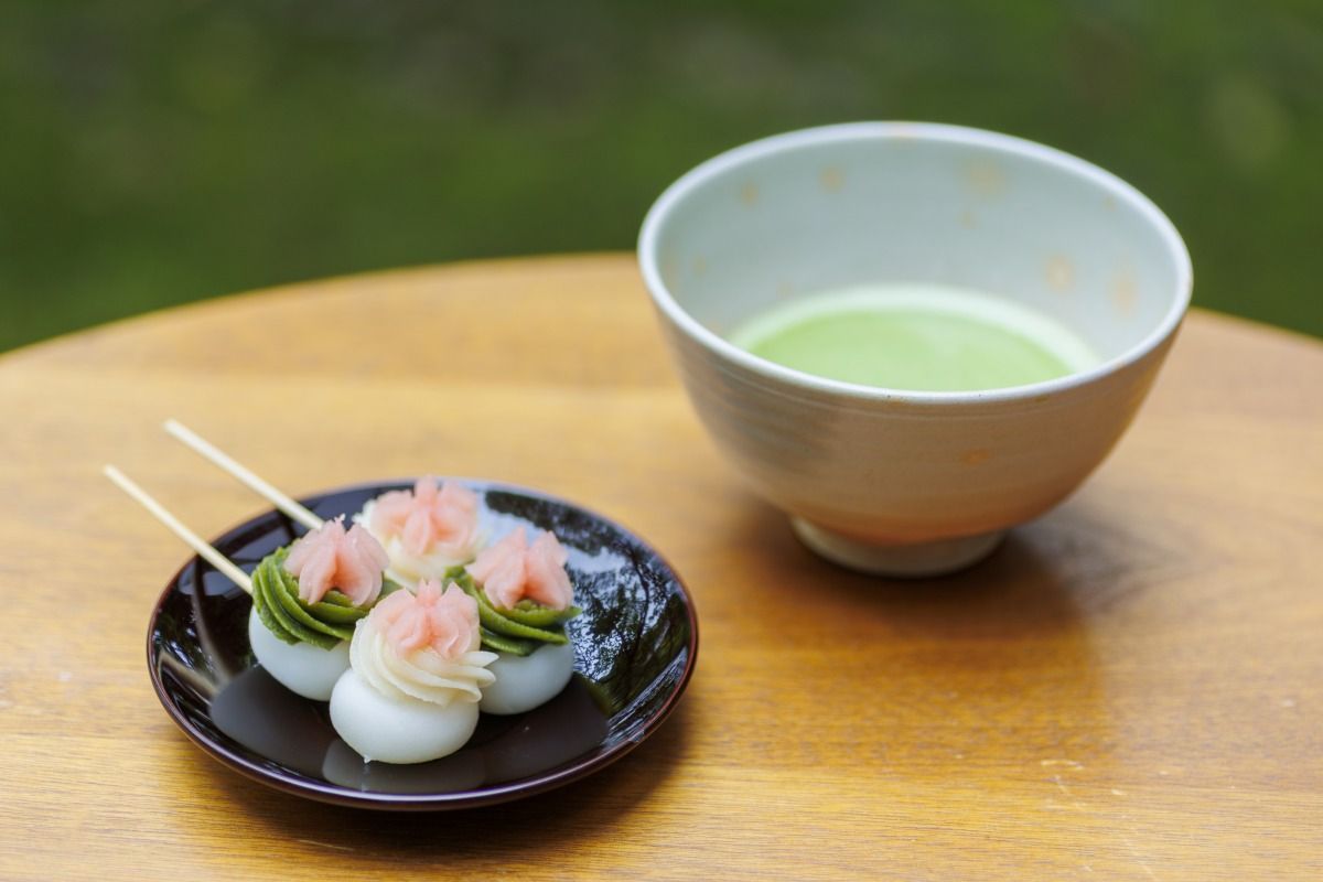 「お抹茶団子セット 山本甚次郎 本格抹茶と団子2種」3000円