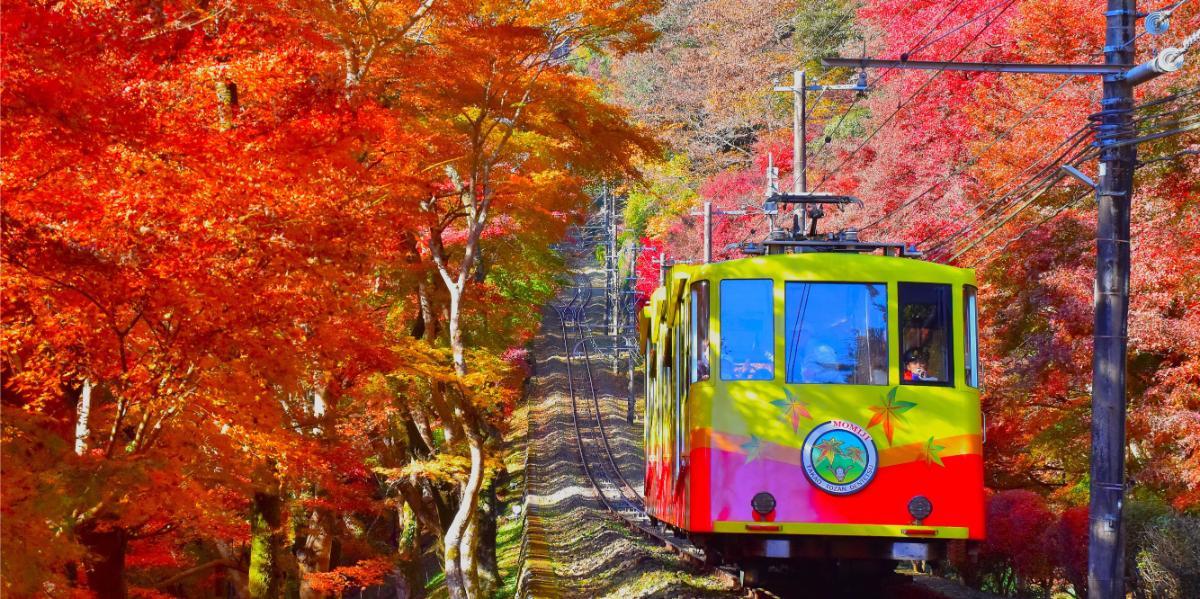 高尾山のケーブルカー