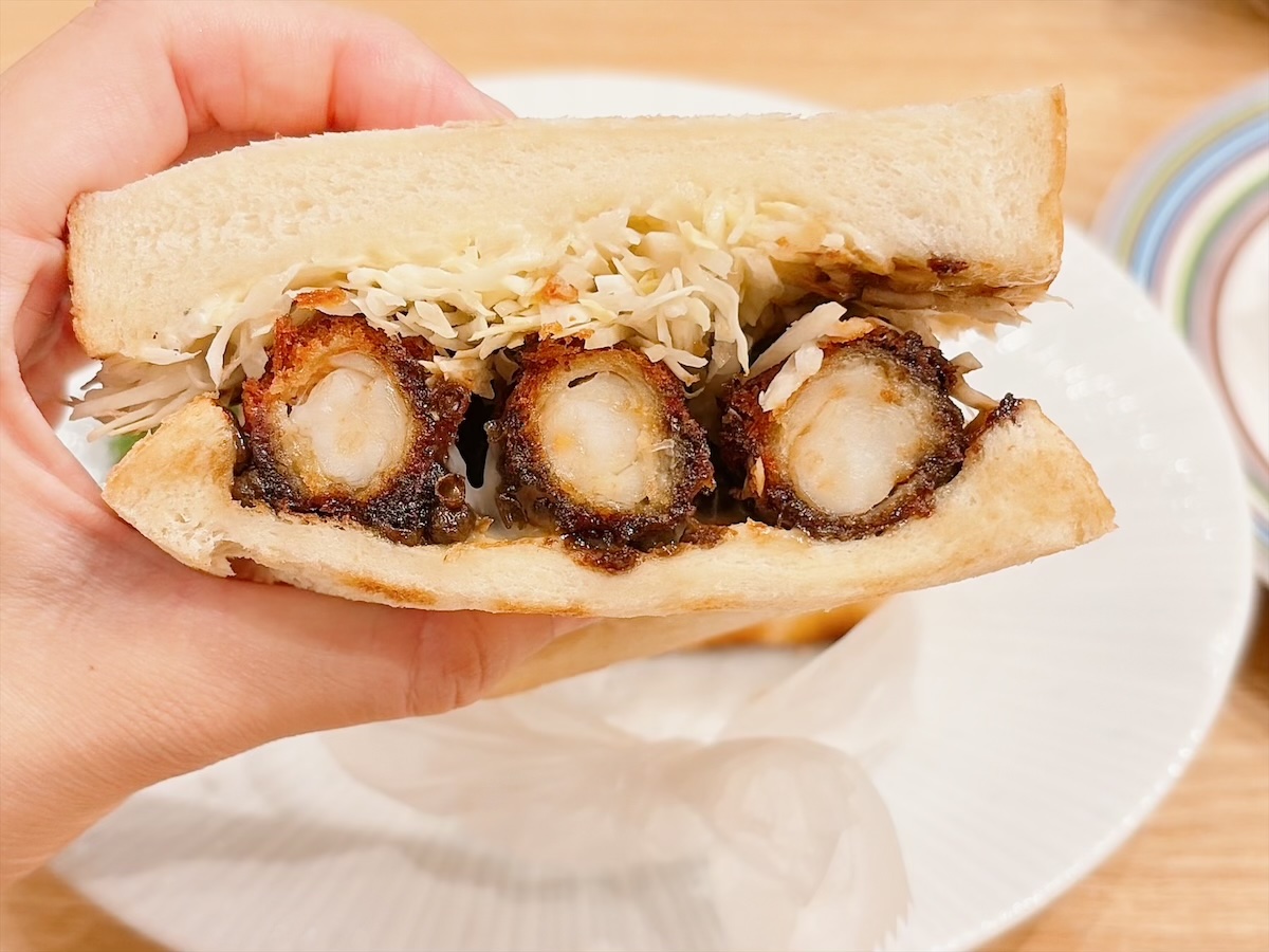 ペリカンパン 麻布台ヒルズ店 エビフライサンド2