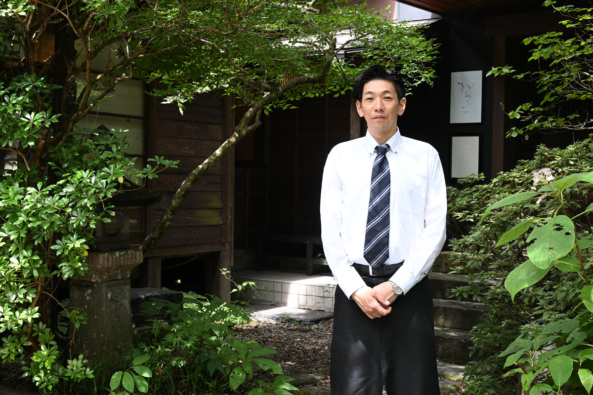 「妙月坊」総支配人の竹谷俊亮さん
