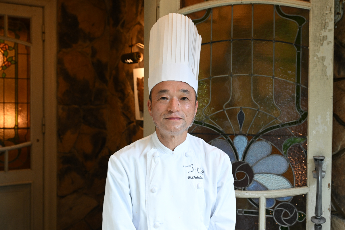 「カフェレストランふじもと」シェフの忍足昌行さん
