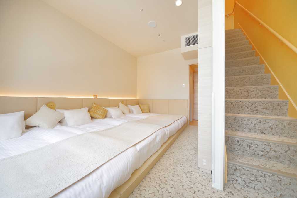 もこもこメゾネットルームの下の階