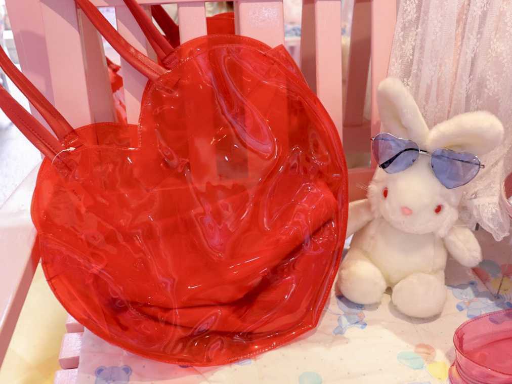 ハートクリアトートバッグ　3780円