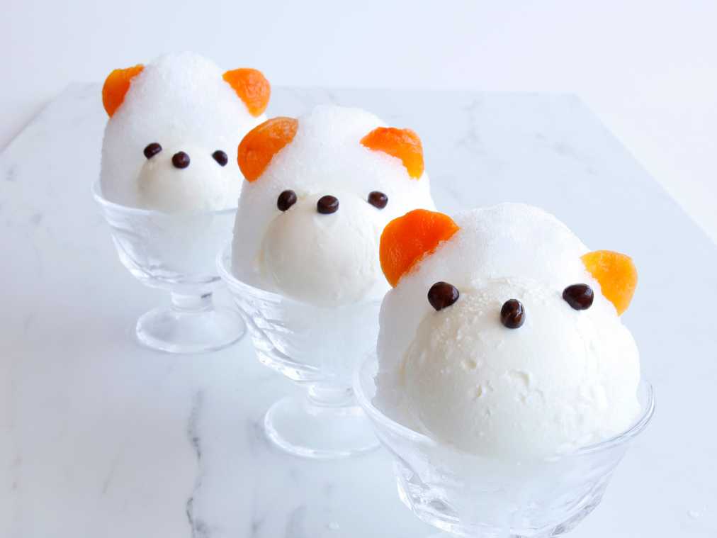つぶらな瞳に胸きゅん！ひんやりくまさんのかき氷がかわいい！