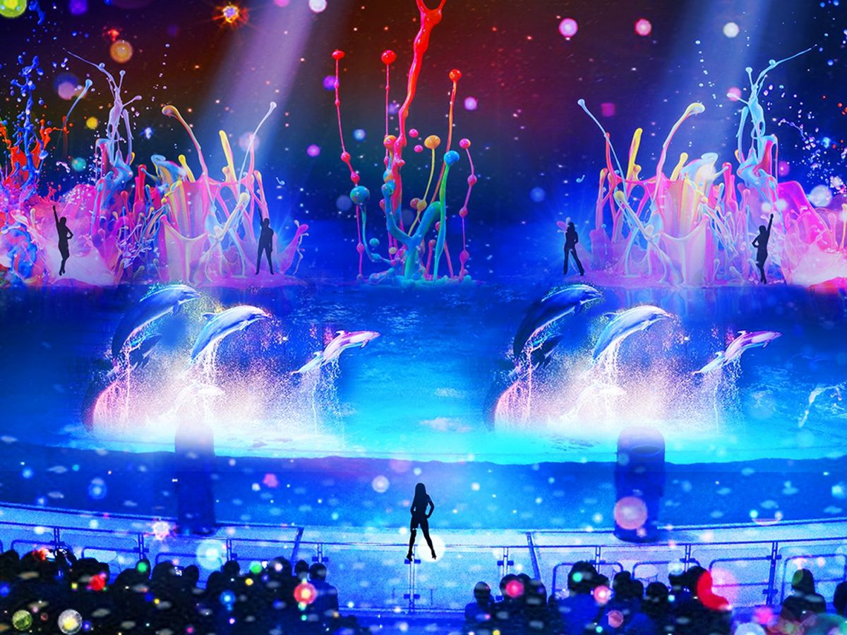 ナイトショーも一新！冬のシーパラはイルミネーション輝く光の楽園
