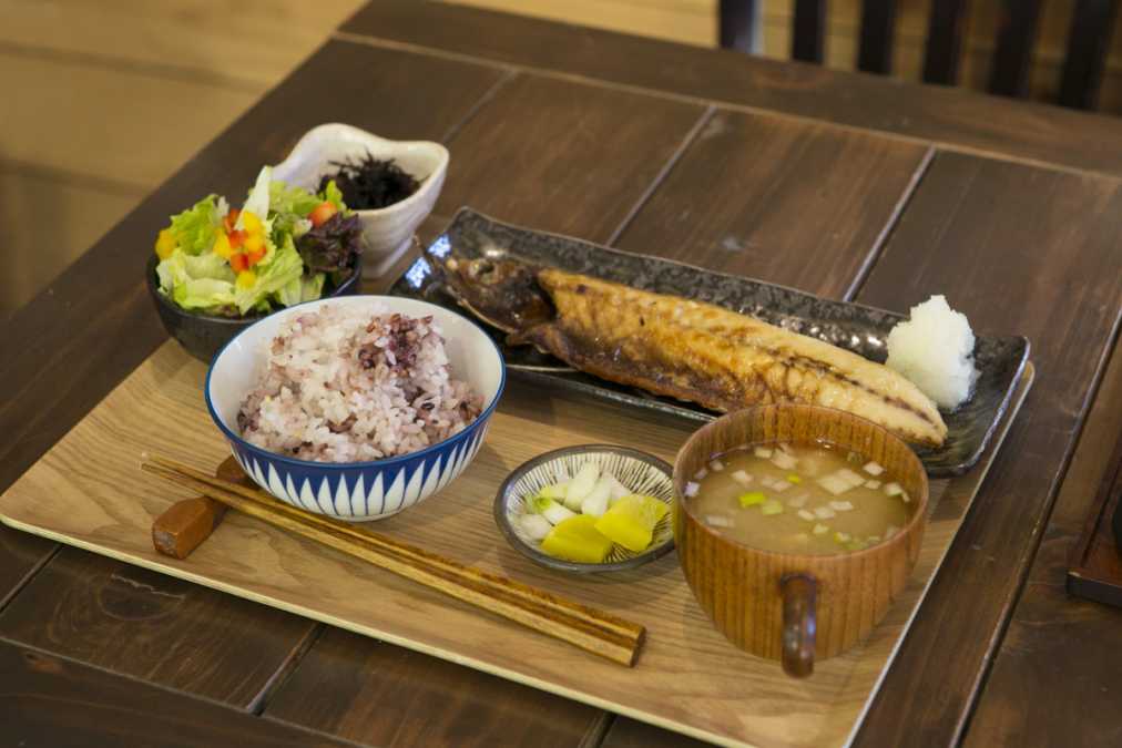 干物定食 塩さば 1300円