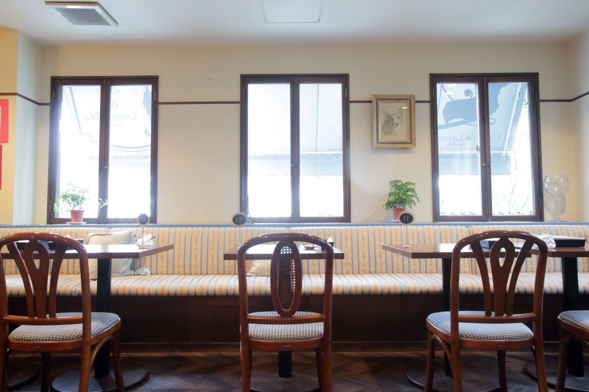 1号店よりゆったりとした造り