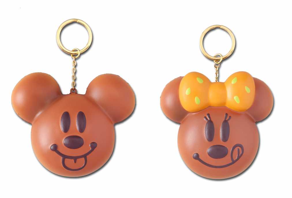 パンのようにふわふわなさわりごこちがクセになる！キーチェーン各1000円