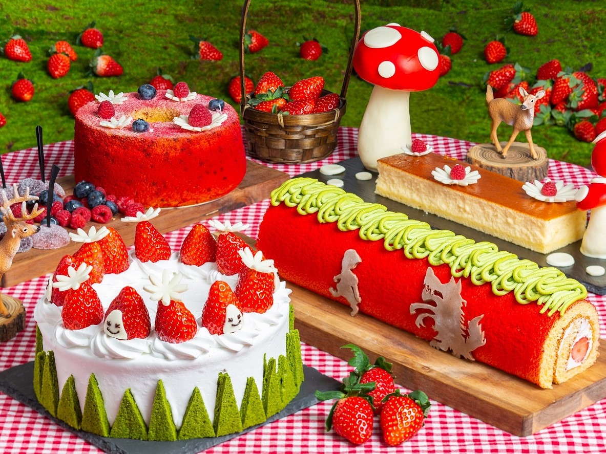 新横浜の“映える”いちごビュッフェは「赤ずきんちゃんのピクニック」がテーマ
