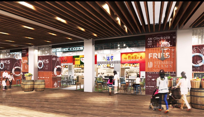 フードコート入口（イメージ）