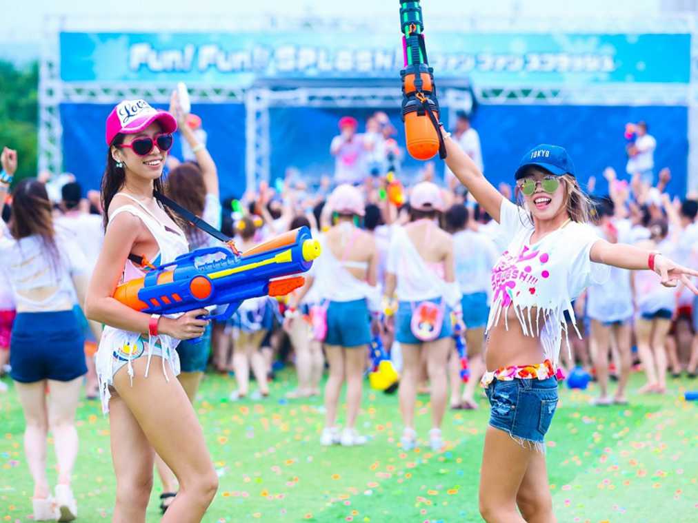 水鉄砲を持って駆けつけよう！お台場「ファンファンスプラッシュ2018」