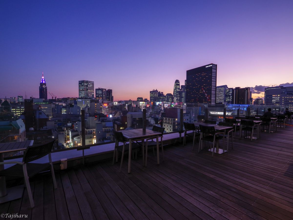 新宿で憧れのルーフトップバー【旅ガールたじはるのホテルステイ5】