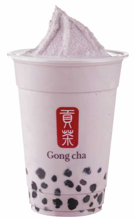 タロ スムージー(パール トッピング) Mサイズ 670円(税抜)