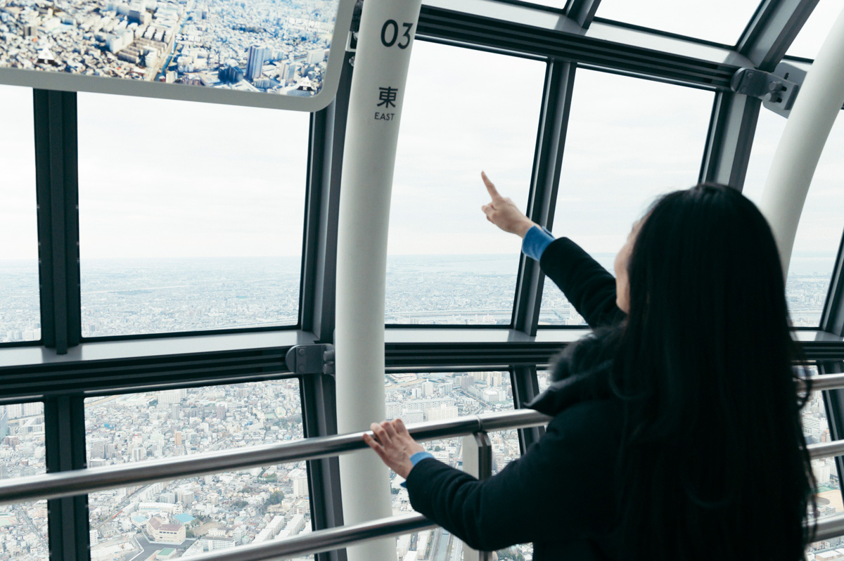 Keikoさんと一緒に天望回廊にある東側の最高地点へ！