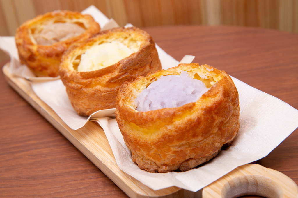 左から　インカレッド、とうや、北むらさき