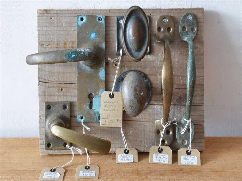 イギリスアンティーク ドアノブ6900円～