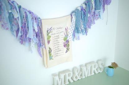 手作りの「布ガーランド」です