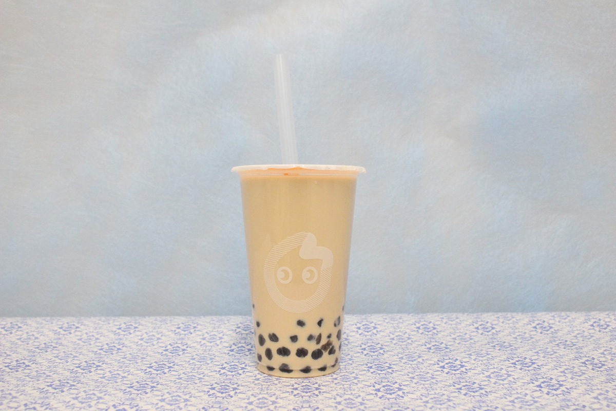 「タピオカミルクティー M」485円