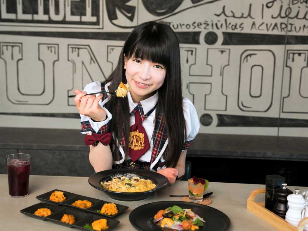 ウニ料理専門バル【大食いアイドルもえのあずきの絶品グルメ2】