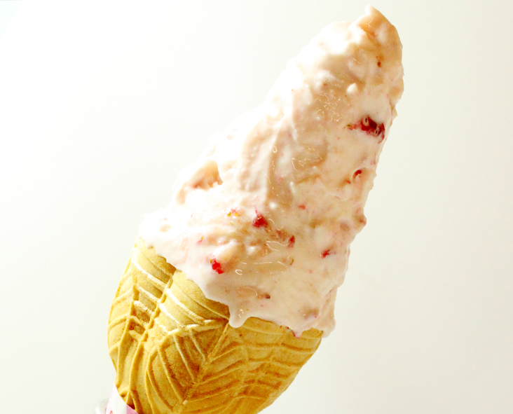 道の駅もてぎ「おとめミルクアイス」（栃木県）