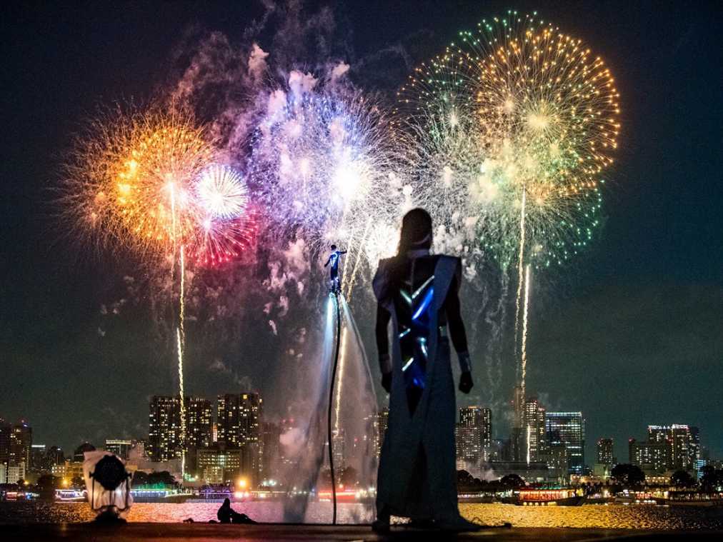 創り出される一夜限りの幻想的世界！未来型花火エンターテインメント「STAR ISLAND 2018」