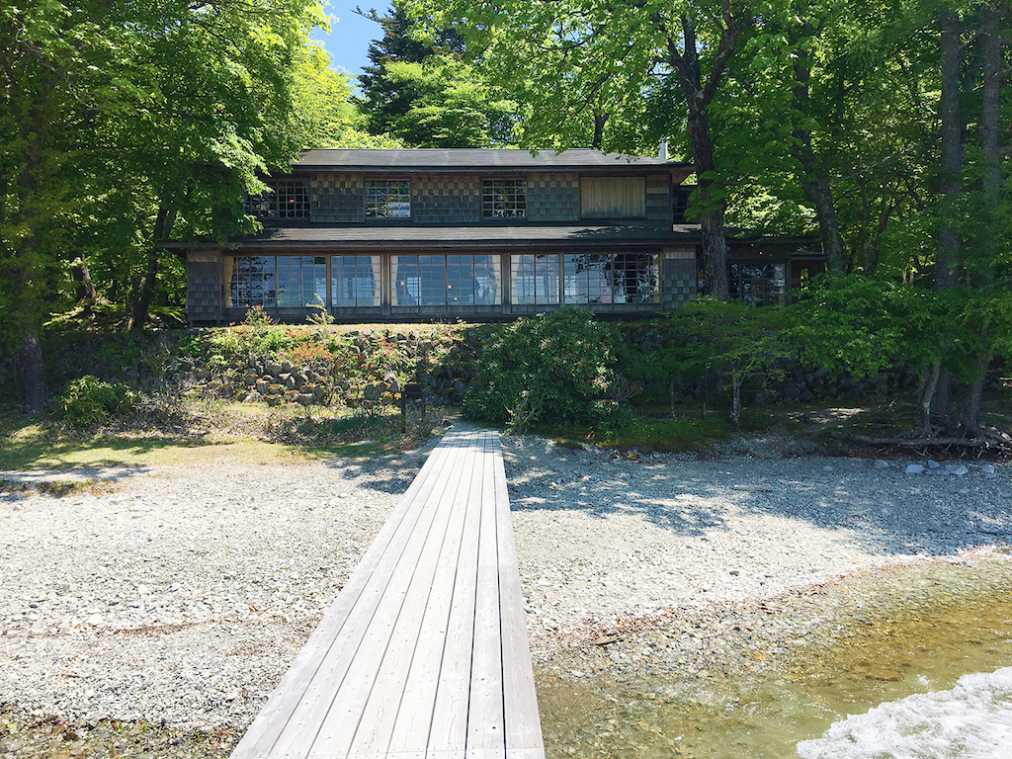 今も残るヨットの桟橋