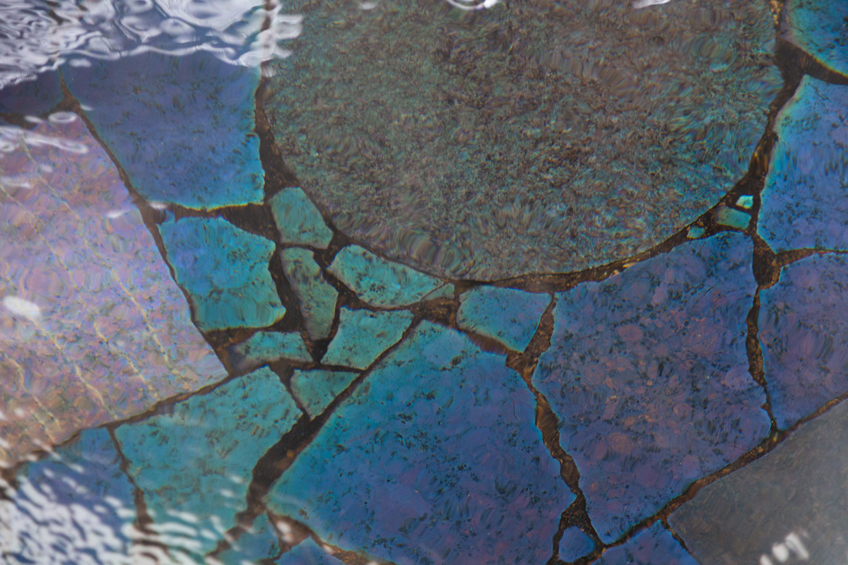 弱アルカリ泉の「円形風呂」