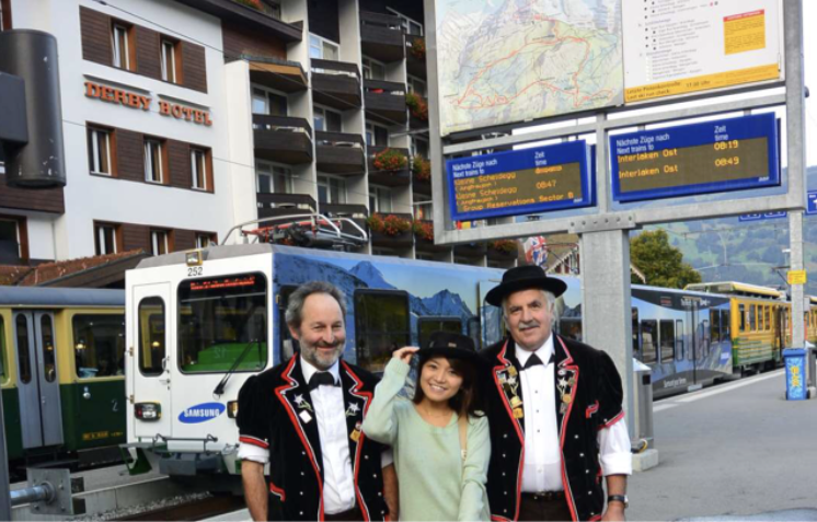 スイスのローカル線でいく！ハイジの村・グリンデルワルト