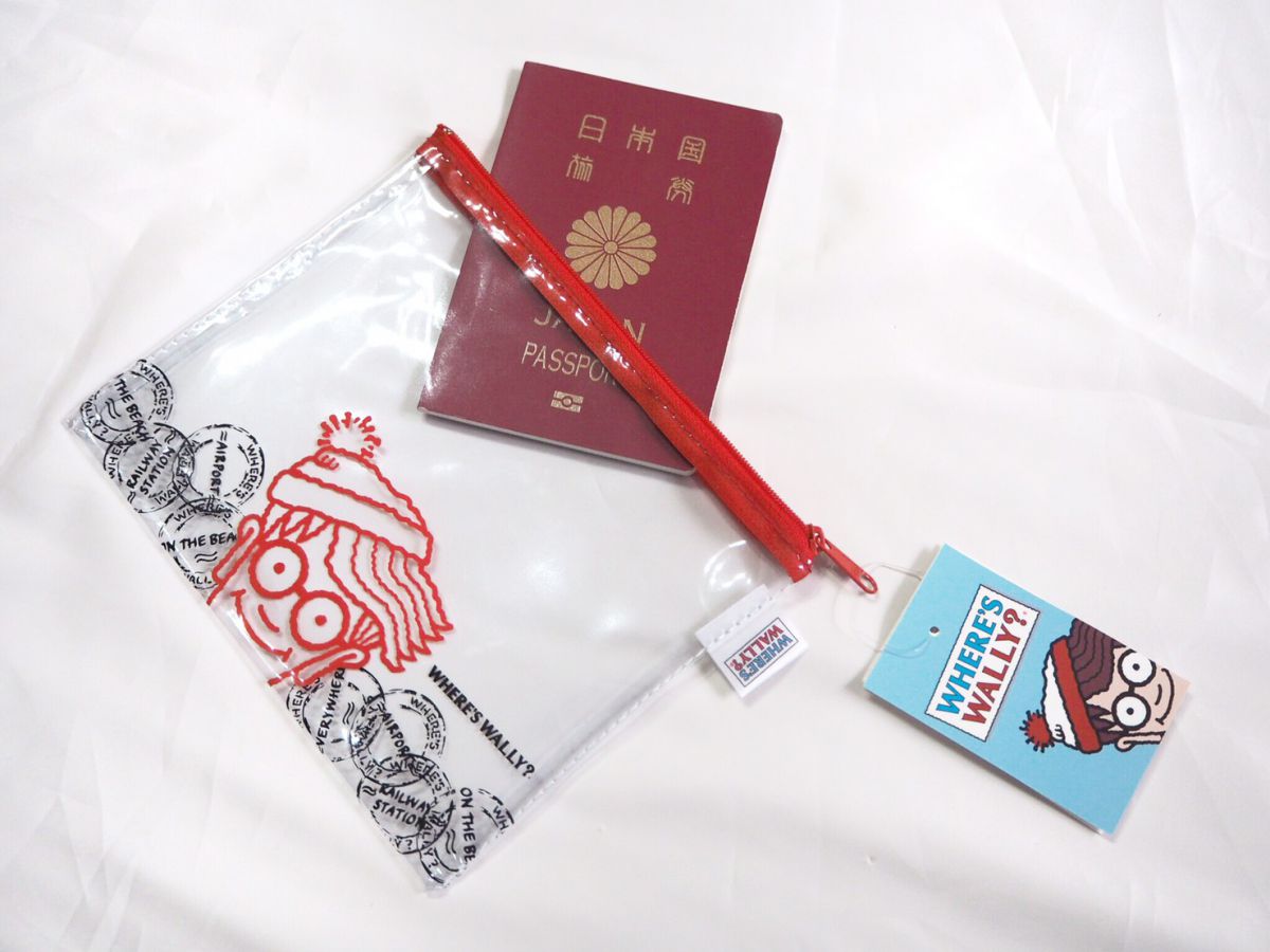 ゴーウェル　ウォーリーをさがせ！　トラベルクリアポーチ 1296円