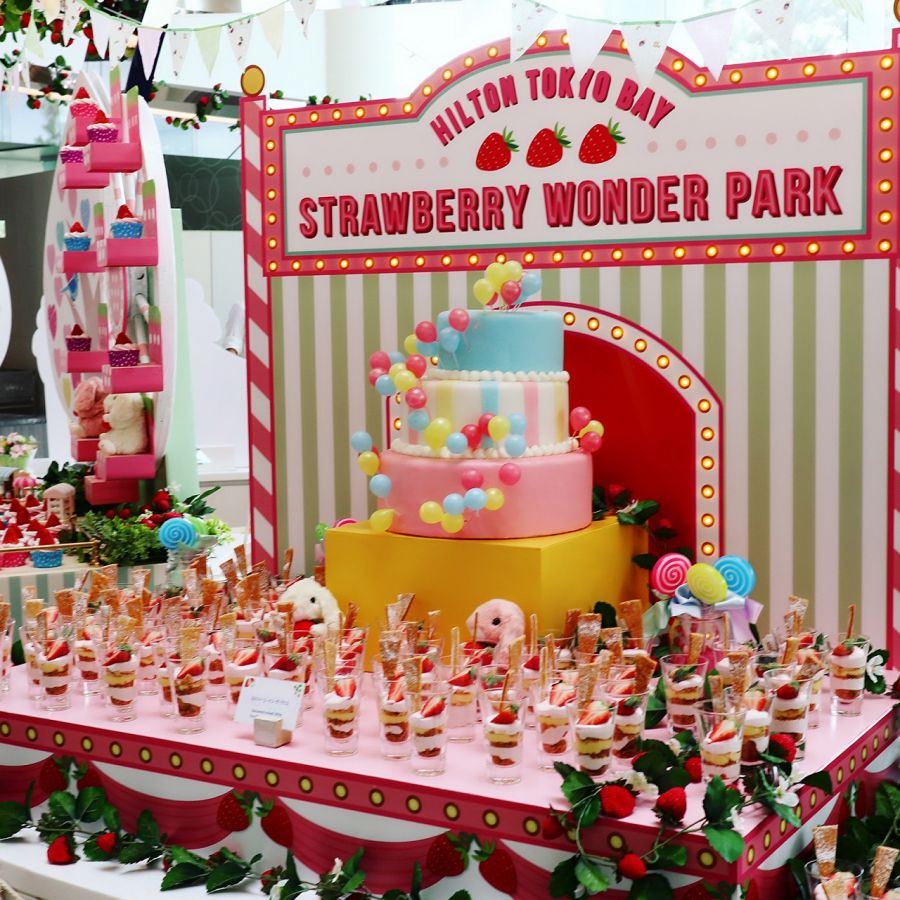 いちごデザートビュッフェ「ストロベリー・ワンダーパーク」