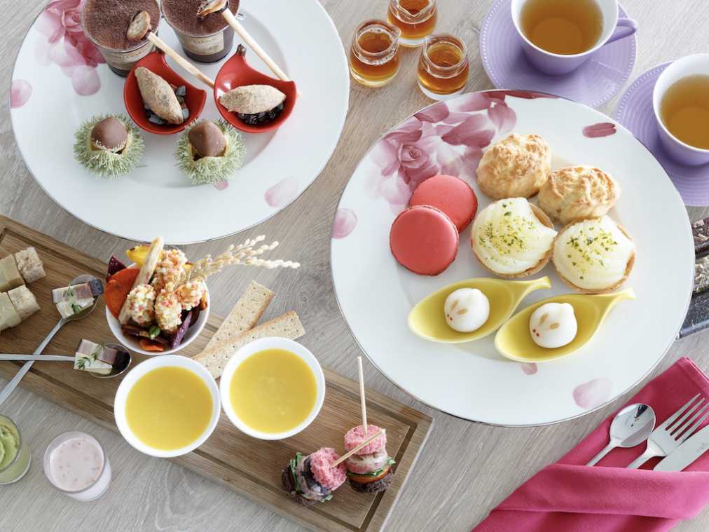 びわ湖畔のホテルで収穫の秋を楽しむアフタヌーンティー