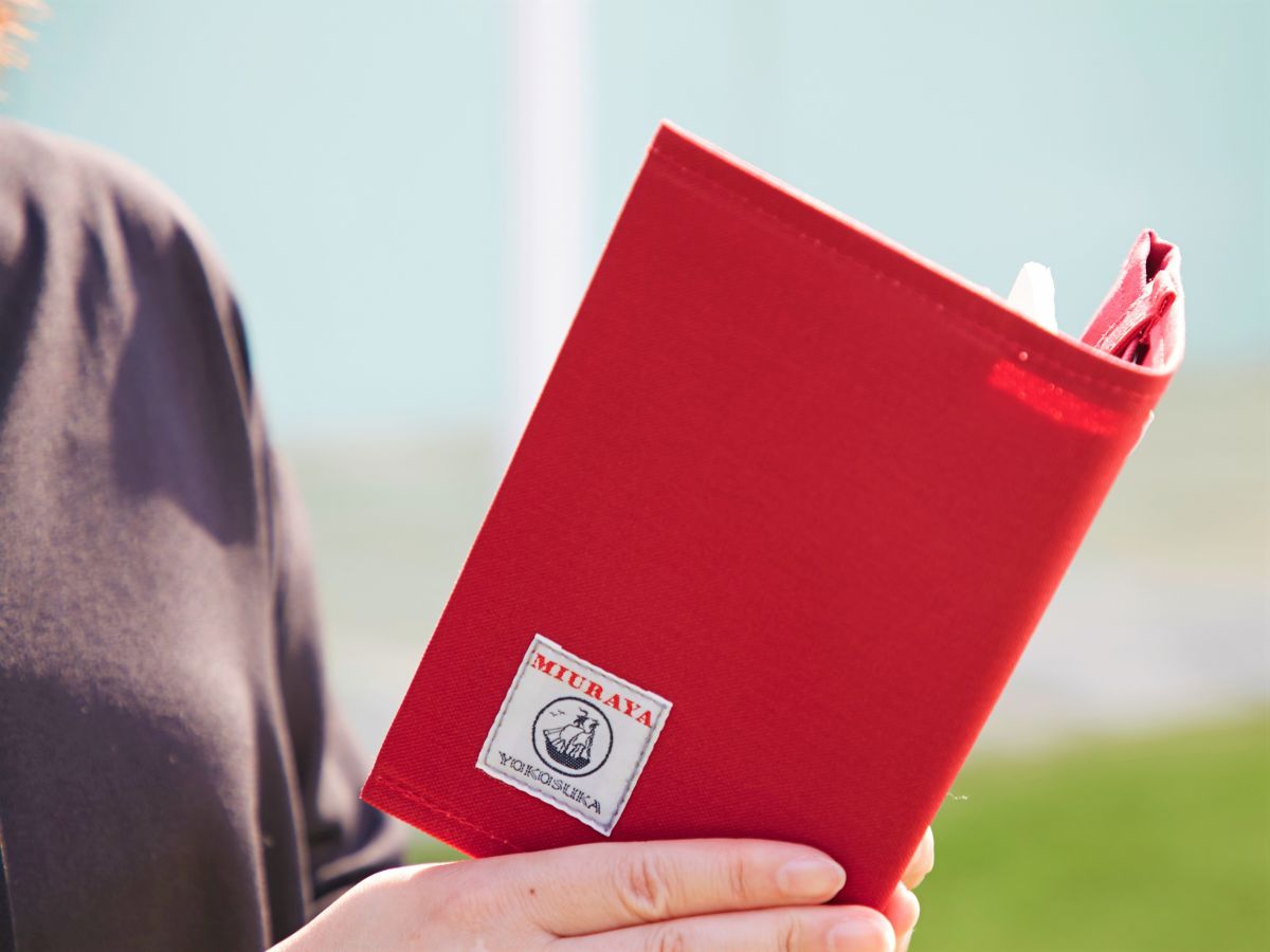 三浦屋横須賀帆布 新作ブックカバー 2000円