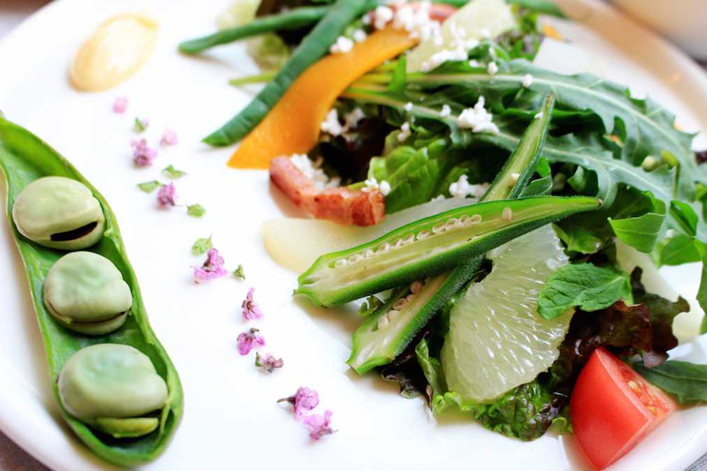 ボタニカルリフレッシュサラダセット（冷製スープ・ドリンク付き）　1300円