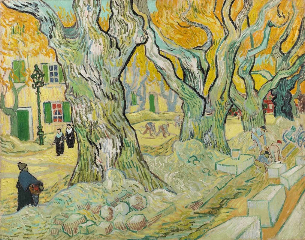 フィンセント・ファン・ゴッホ《道路工夫》1889年　油彩／カンヴァス　Acquired 1949　フィリップス・コレクション蔵　The Phillips Collection, Washington, D.C.