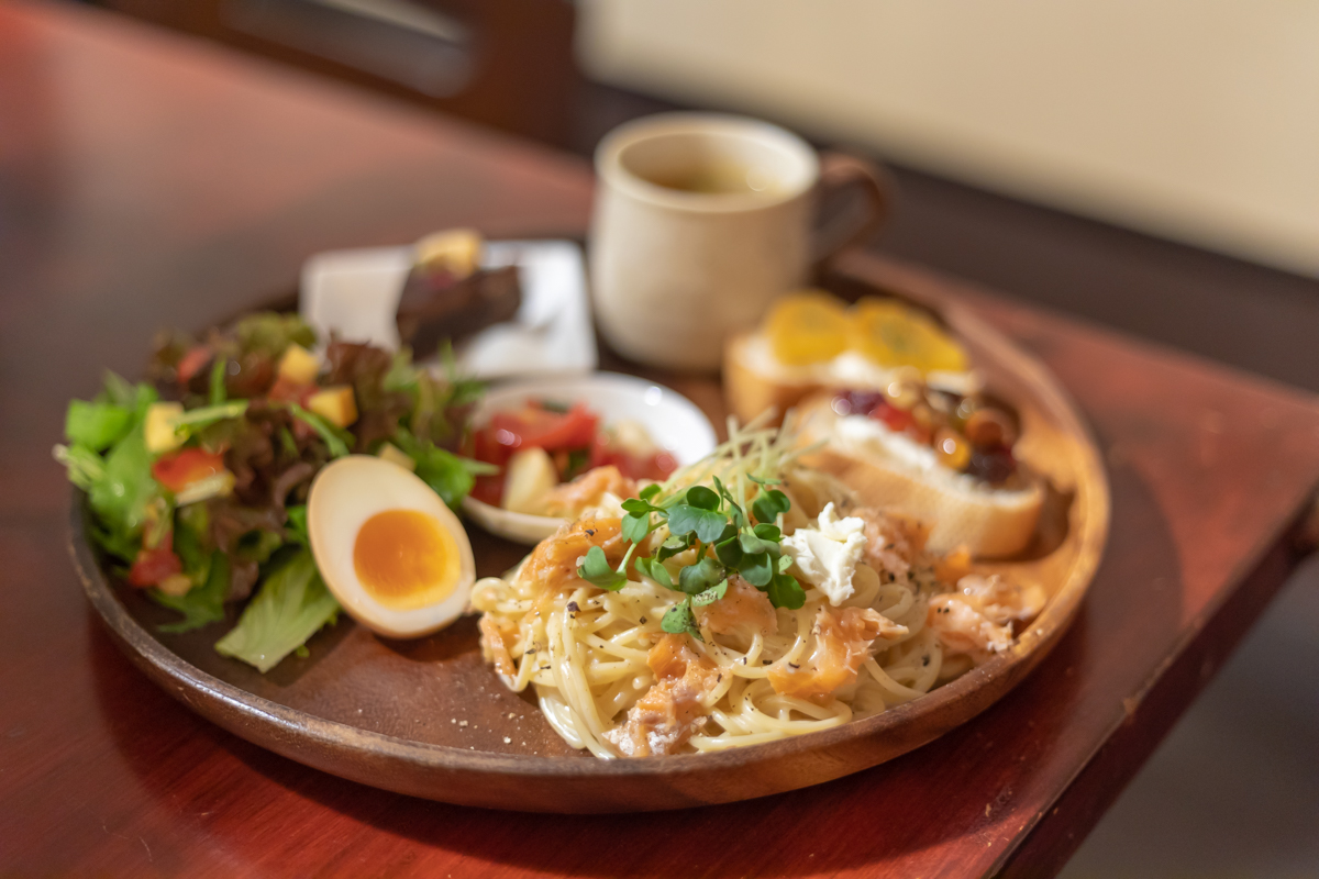 燻製パスタランチセット　1000円（税込）