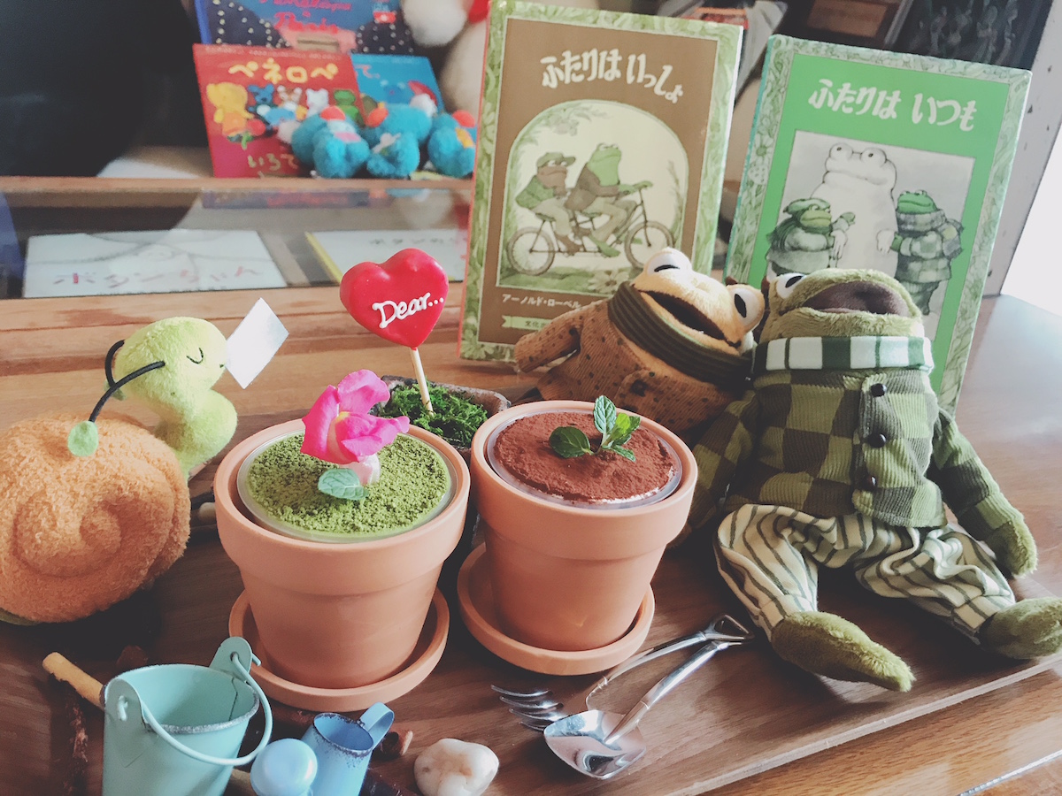 ふたりはいつもいっしょ フラワーポットティラミス 1600円